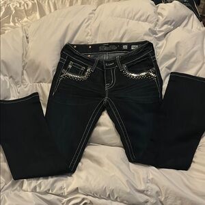 Miss Me Women's Dark Wash Bootcut Jeans